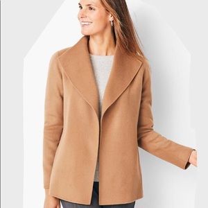 NWT Talbots Double-Face Wing Collar Jacket Size L
